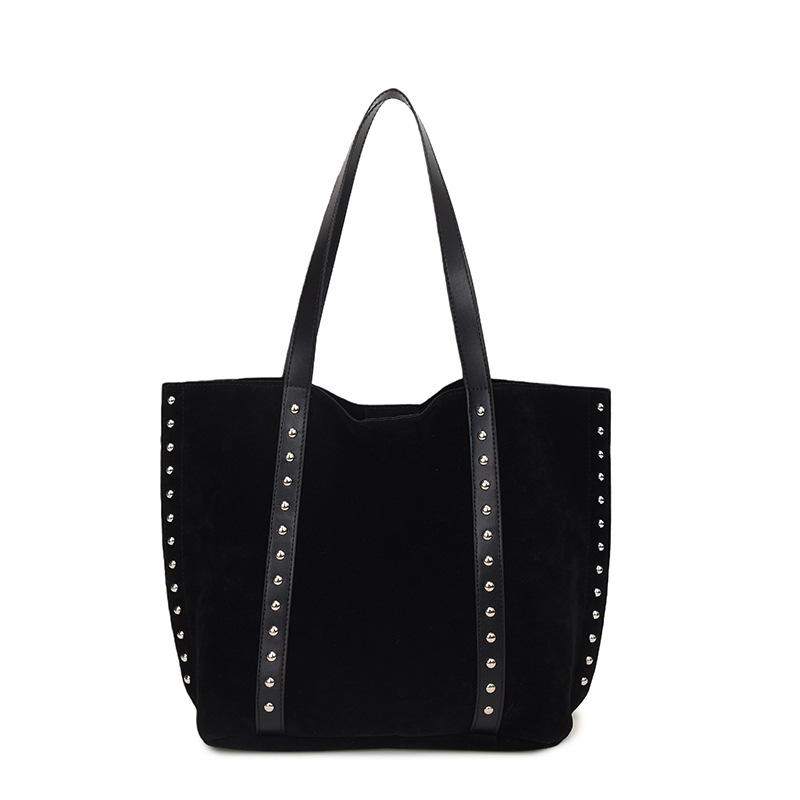 Retro Matte Big Bag Women's New Large-capacity Shoulder Bag Feels Like Commuting Tote Bag To Work