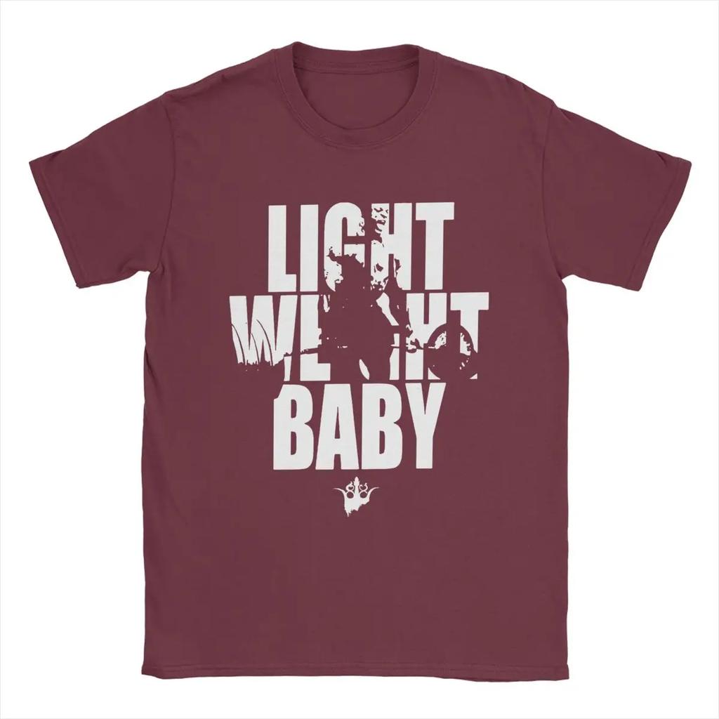 Lett Baby Ronnie Coleman Herre T-skjorte Unik T-skjorte Kort Ermet Rundhals T-skjorte Bomull Bursdagsgave Klær