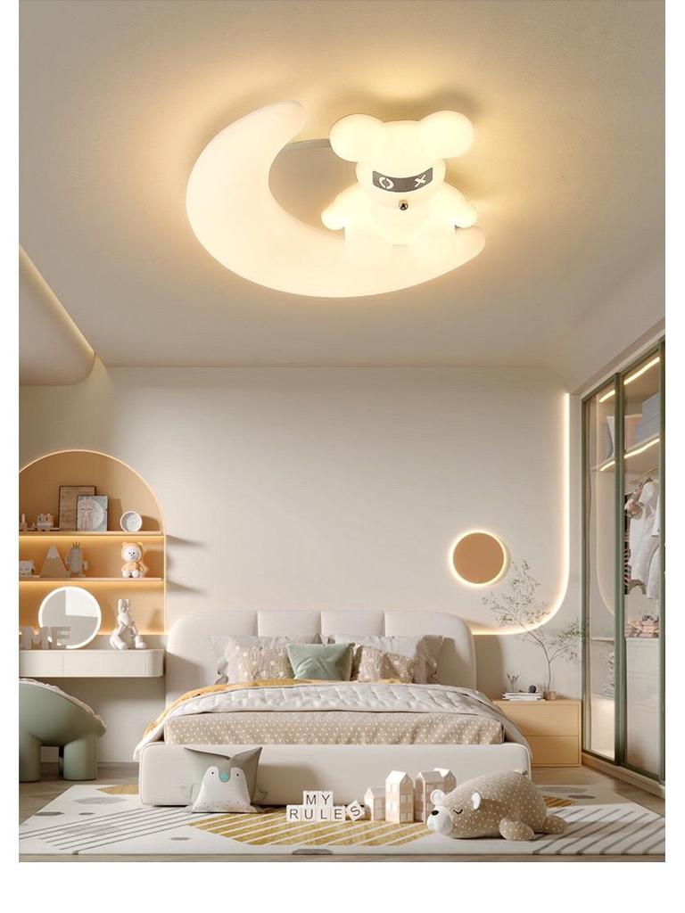 Modern Minimalist Children's Cartoon Ceiling Light for Bedroom