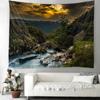 Home Wall Decoration Tapestry Prairie Lake Forest Background Office Living Room Tapestry