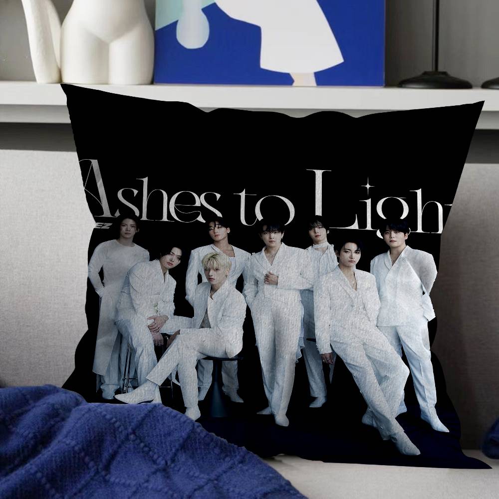 KPOP A-ATEEZs Personalized Pillow Cover Kids Bedroom Wild Party Decor Pillowcase Kid Birthday Shower Gift