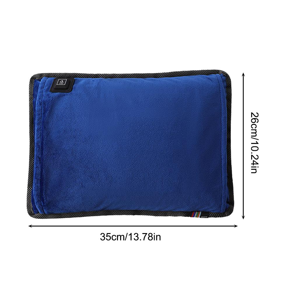 Intelligent Electric Hand Warmer USB Charging Hand Feet Hot Bag 3 Gears Heat Portable with Belt for Winter Outdoor Camping