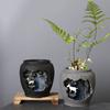 Retro Creative New Chinese Style Succulent Flowerpot Resin Landscape Decoration Desktop Indoor Balcony Potted Plant
