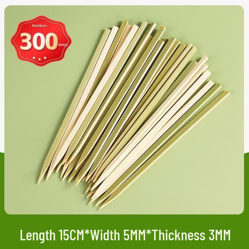Oeny Disposable Green Bamboo Skewers