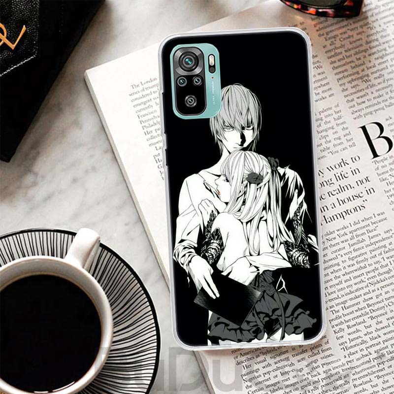 

N-Note D-Death Anime Ryuk Cover For Xiaomi Redmi Note 14 13 12S 12 11 Pro Plus Phone Case 11S 10S 10 11E 11T + 9S 9 Print Coque Redmi Note 13 4G
