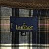 Le Minor Jacket 38 Beige Lining Check Women Used