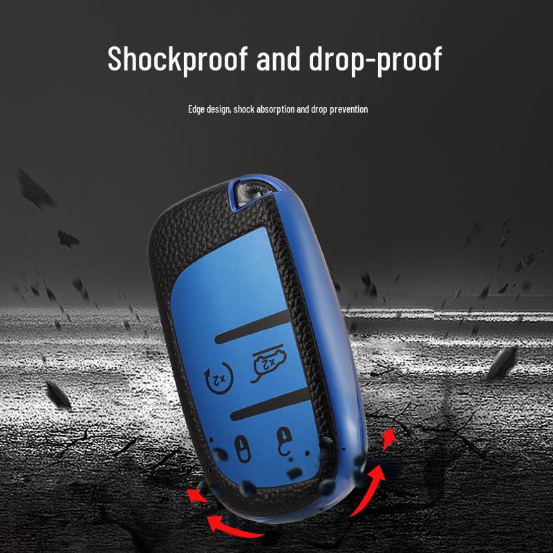 Fits Jeep Compass, Grand Cherokee, Renegade, and Commander Key Cover (large Key Shell)