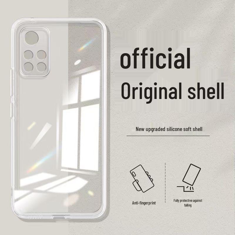 Redmi Note 11S Case: Solid Color Liquid Silicone, Full Coverage, Anti-Drop, Soft Straight Edge