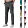 Men’s Lightweight Quick Dry Athletic Training Pants Breathable Sports Trousers for Football Running Fitness Workout Adjustable Waist