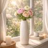 Ceramic Flower Vase for Home Décor| Show Piece for Home| Handcrafted Decoration Item