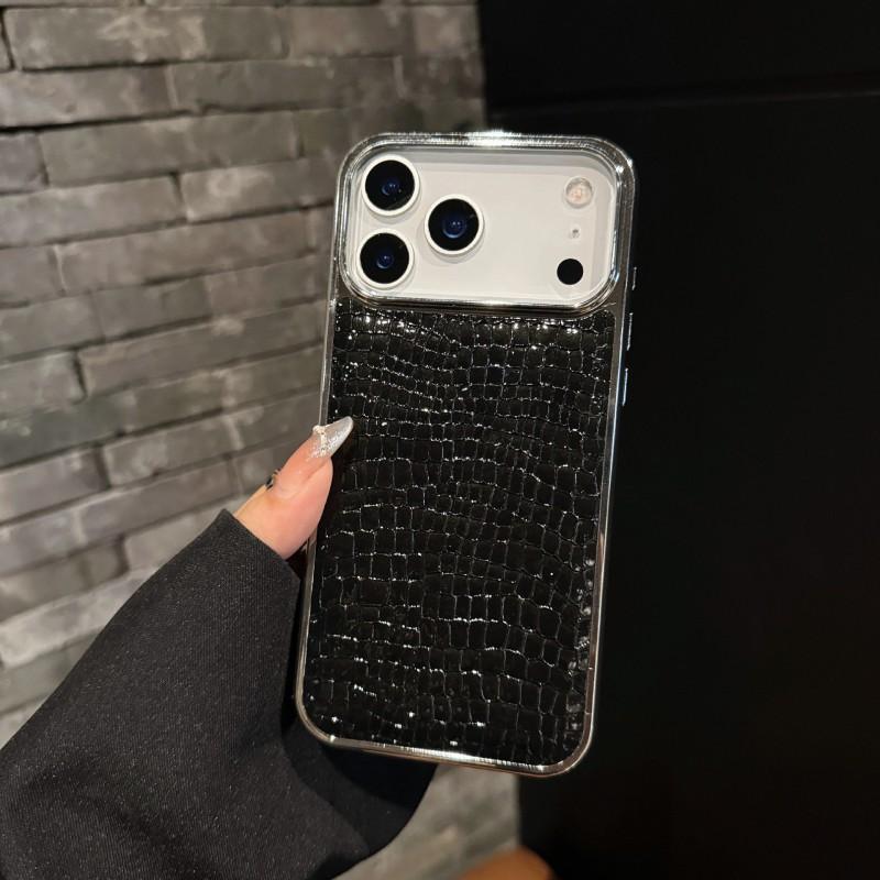 

Crocodile Pattern Suitable 17 Phone Case High-end Iphone17air Plated Drop Resistance Protective Cover Apple 15PRO