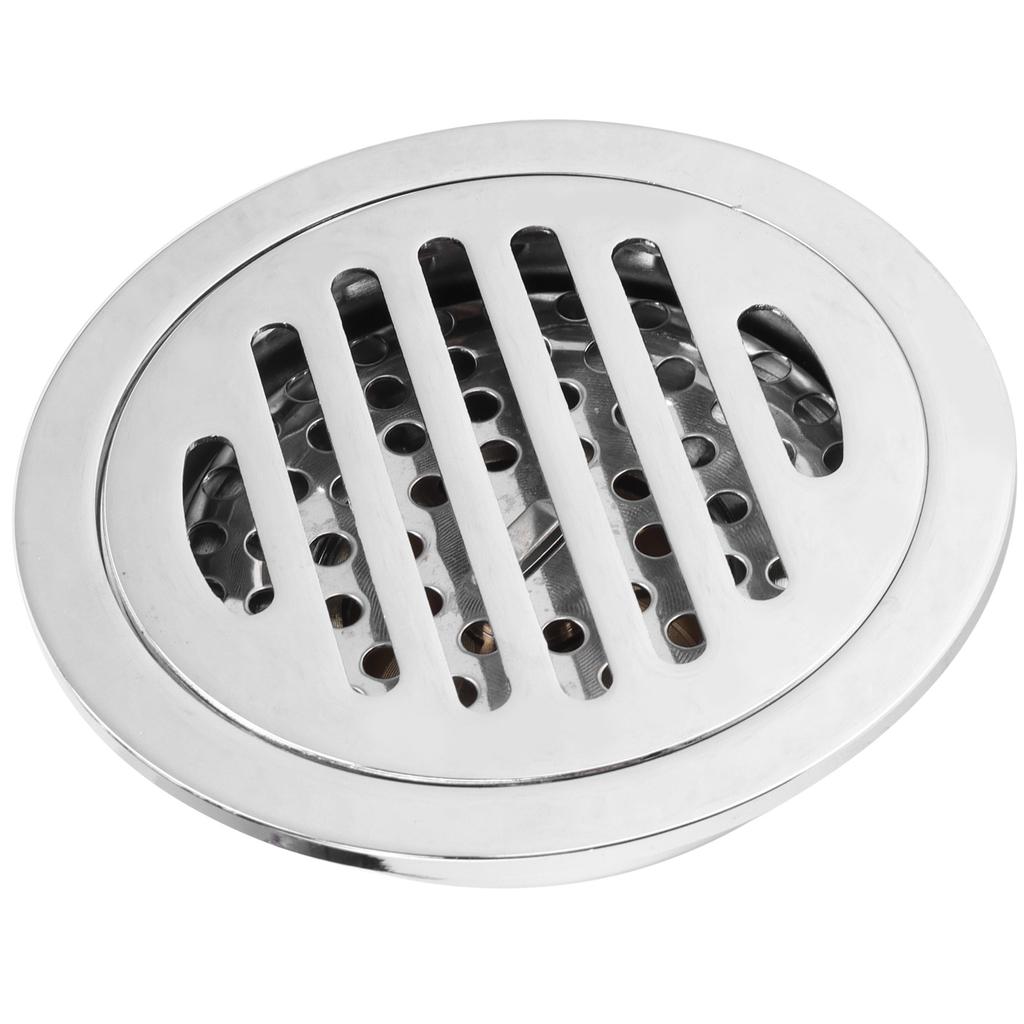 Copper Floor Drain 10 x 10 cm, Shower Drain, Bathroom Drain with High Density Filter, Anti-clogging, Anti-odor, for Kitchen, Bathroom, Balcony, Baseme