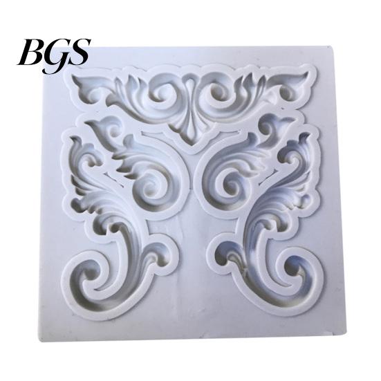 3D Embossment Silicone Mold Fondant Cake Chocolate Craft Decorating Baking Tool