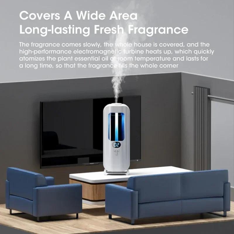 Intelligenter Mini-USB-Diffusor für ätherische Öle, 5-fach einstellbarer Lufterfrischer für Zuhause, Badezimmer, Aromatherapie