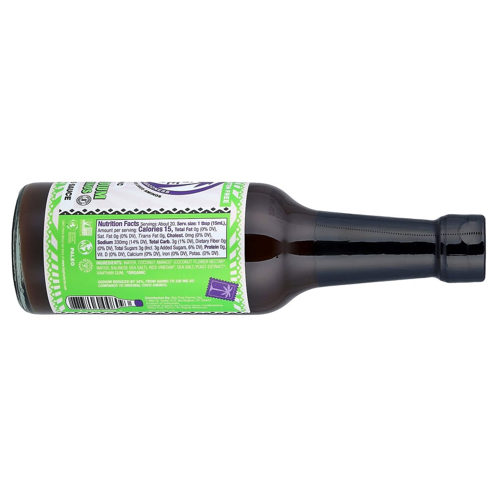 Big Tree Farms Coco Aminos Marinade & Sauce Original Light, 296ml (10 fl oz)