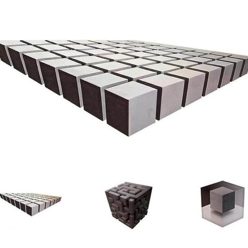 30x30cm Impossible Corners Wall Art That Reshapes Reality Illusionary Optical Illusion Wall Art Sticker Abstract Home Decoration