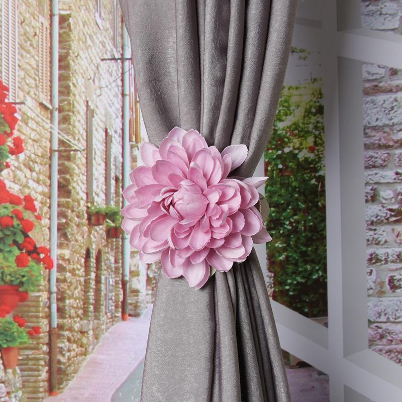 Modern Simple Flower Curtain Tiebacks – Window Decoration Accessories