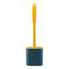 "Nordic Cloud Silicone Toilet Brush: Wall-Mounted & Floor-Standing, No Dead Angles"