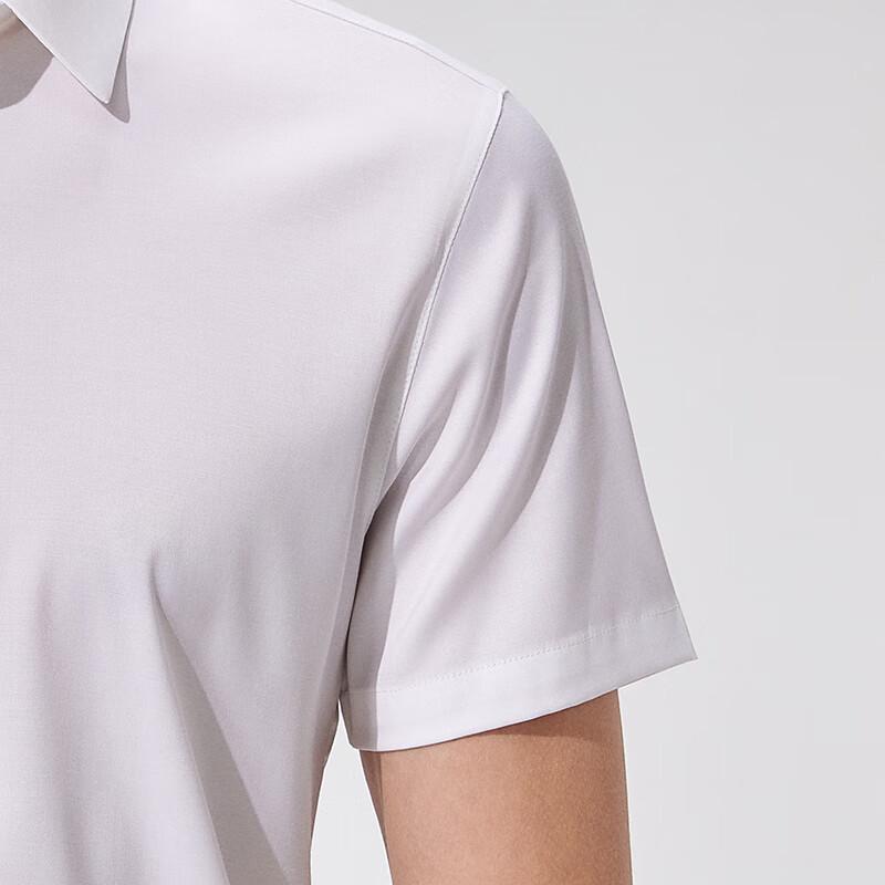 Antonio Men's Mulberry Silk Blend Short Sleeve Shirt