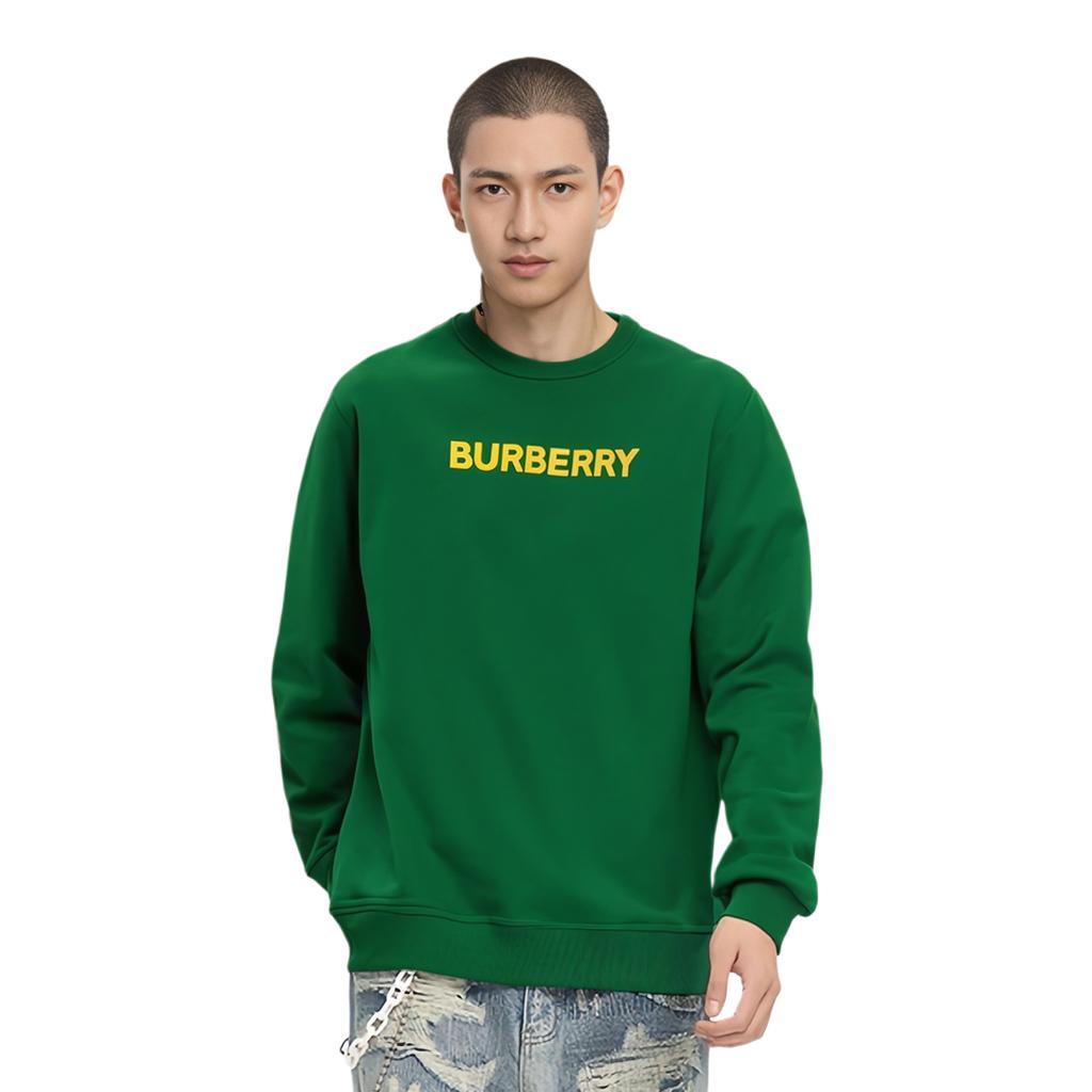 Burberry Logo Print Cotton Sweater 80553111