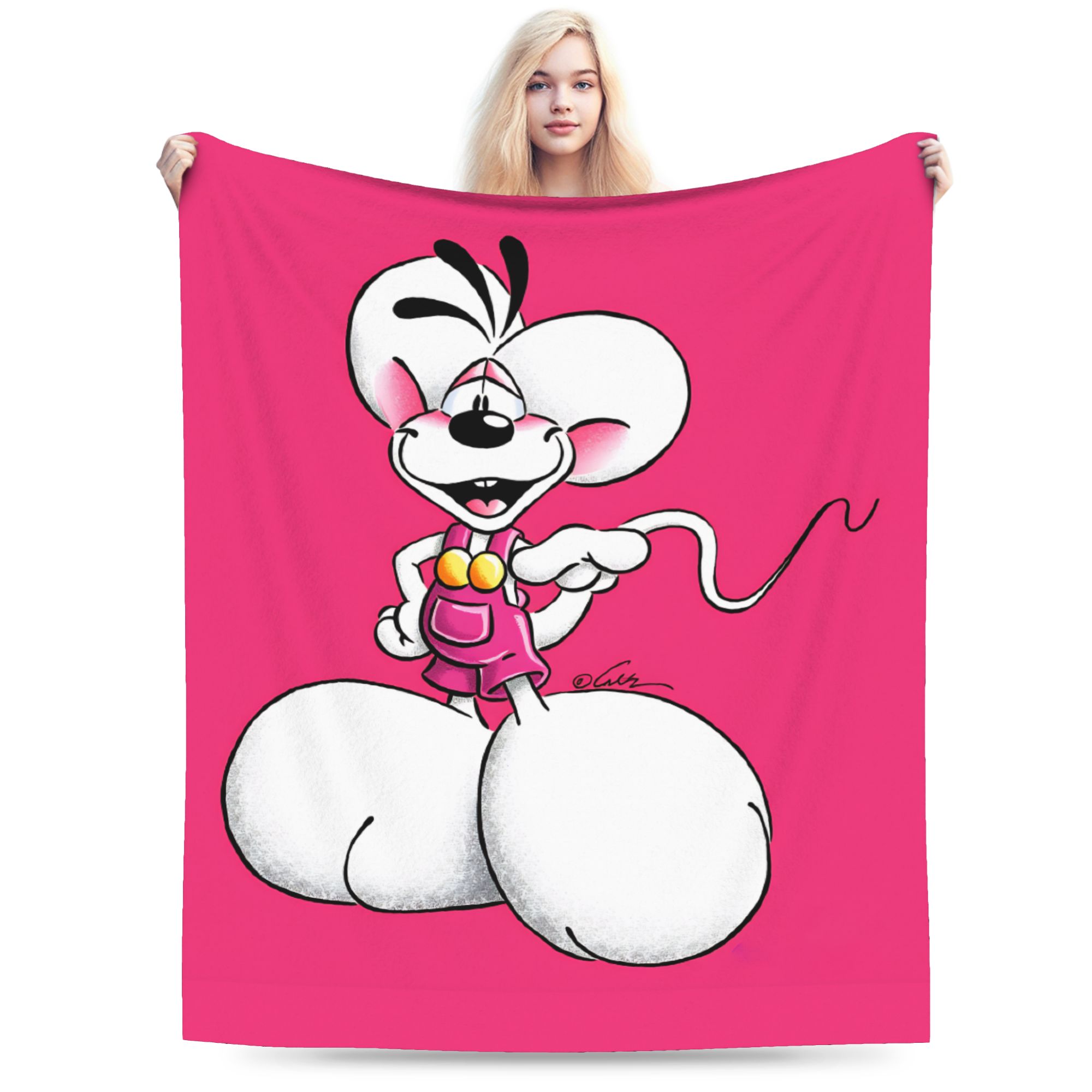 

Diddl Cartoon Sleep Blanket Warm Graphic Plush Bedding Throws For Girls Boys Couch Bed Flannel Bedspread Bed Cover 30x40in