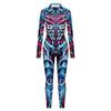 New Women's Clothing Diablo Digital Printing Button Hand Skinny Elastic Women's onesie