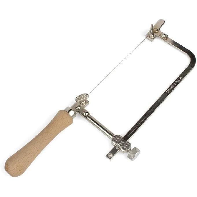 1PC Coping Saw Steel Frame With 0.5mm Diamond Wire Saw For Wood Stone Metal Cutting Multi Function Hand Tool