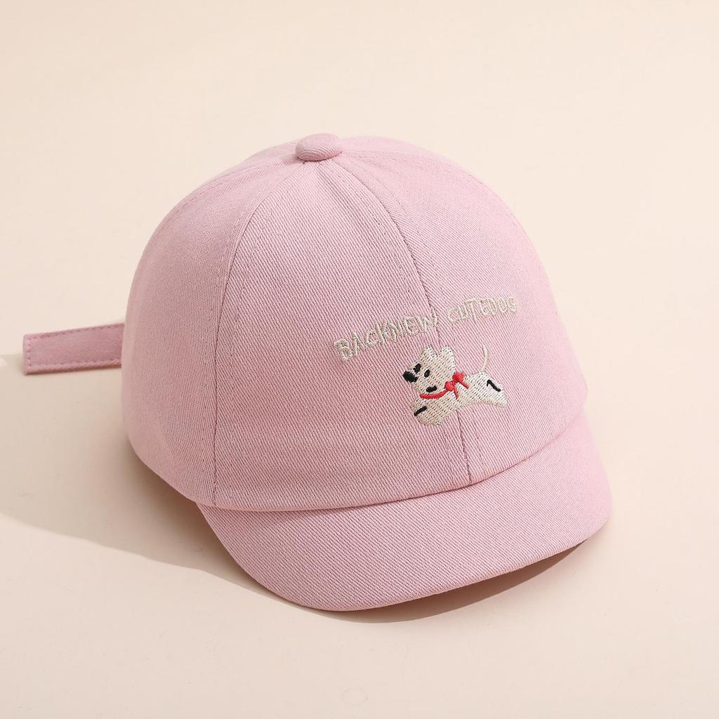 Miękka Czapka z Daszkiem w Kształcie Kaczki dla Dzieci - Urocza Kreskówkowa Szczeniak Czapka Przeciwsłoneczna, Codzienny Gładki Design Bejsbolówki