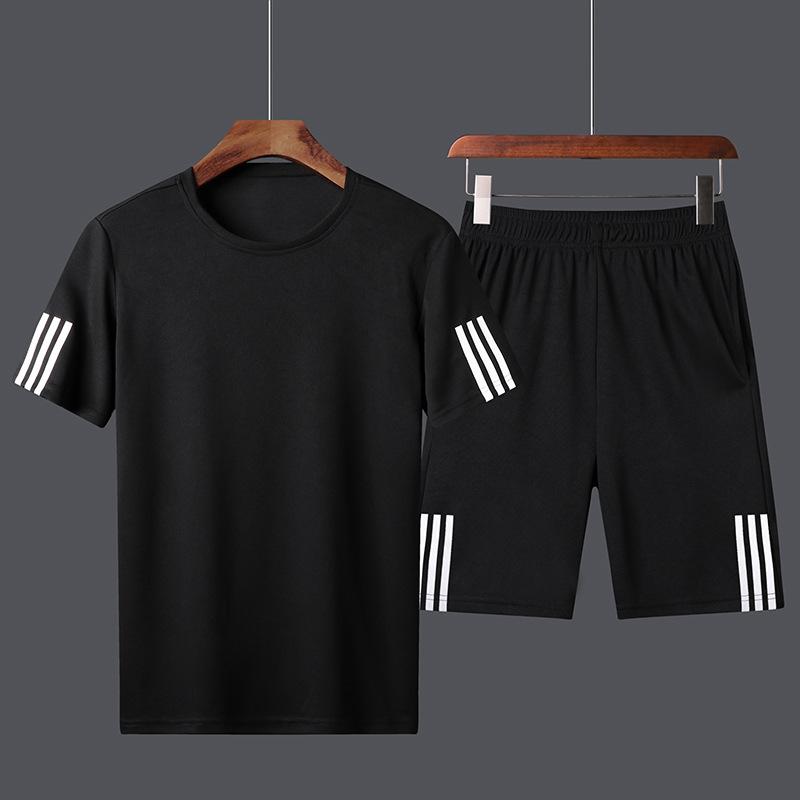 Shorts Sports Summer Short Sleeve Set