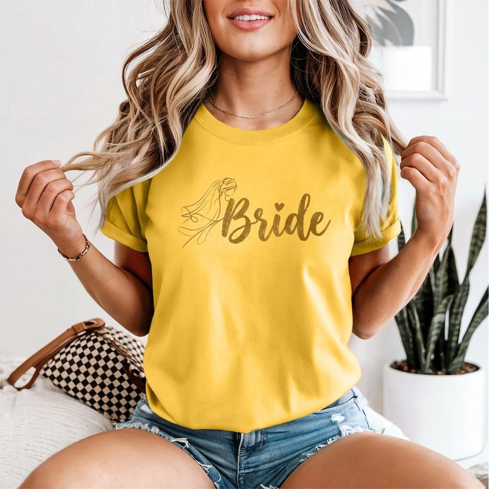 Bride To Be Squad Unisexs T Shirt Hen Party Bridal Shower Tee Graphic Top