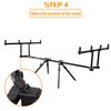 Adjustable Retractable Carp Fishing Rod Pod Stand Holder Fishing Pole Pod Stand