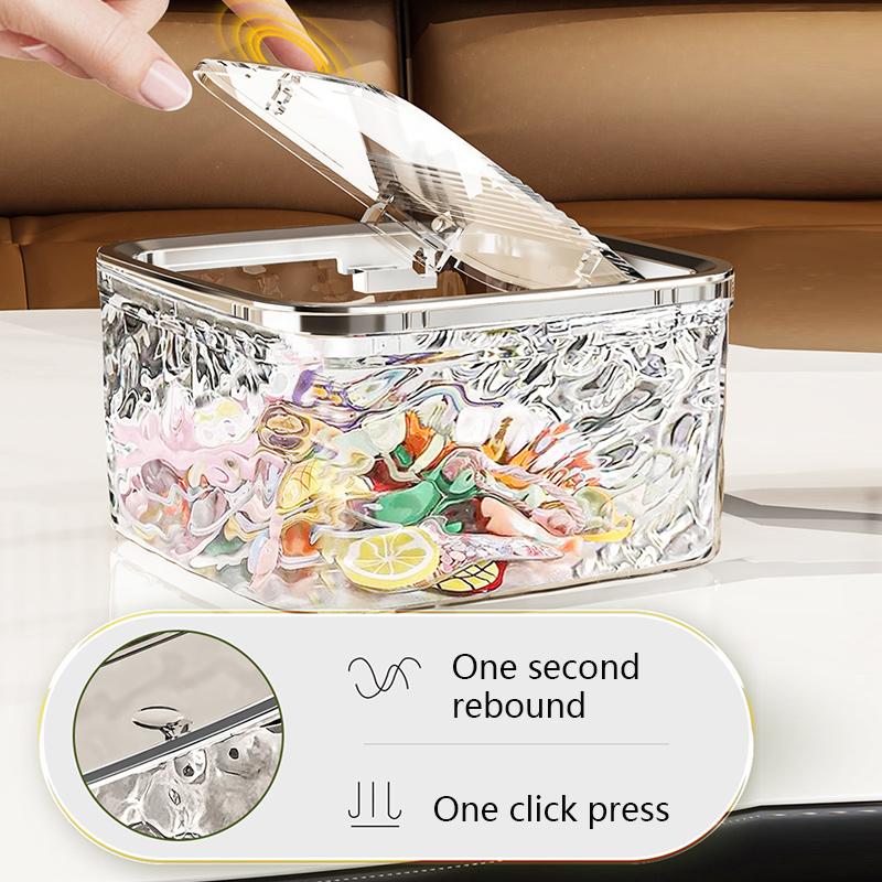Aufbewahrungsbox für Haarschmuck Haarspange Haarband Band Transparent Acryl Organizer Desktop Aufbewahrungskorb Waschmittelkapsel Aufbewahrung