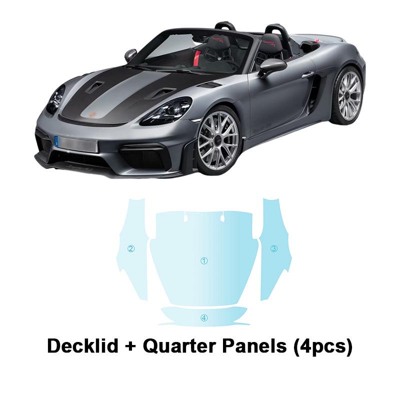 Porsche 718 Spyder/Cayman TPU Anti-scratch Brightening Film