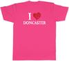 I Love Doncaster Unisexs TShirt South Yorkshire Love Heart Tee Gift
