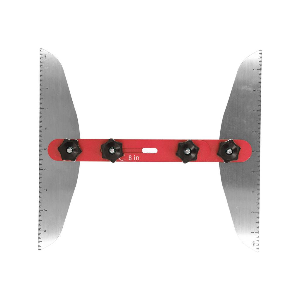 Treppenstufen Messschablone Werkzeug Regal Anreißlehre 11?60in Messen für Setzstufen Regal TrockenbauRot