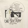 One Sick Puppy 90er Made in USA Old Backprint Kurzarm T-Shirt Herren Gebraucht