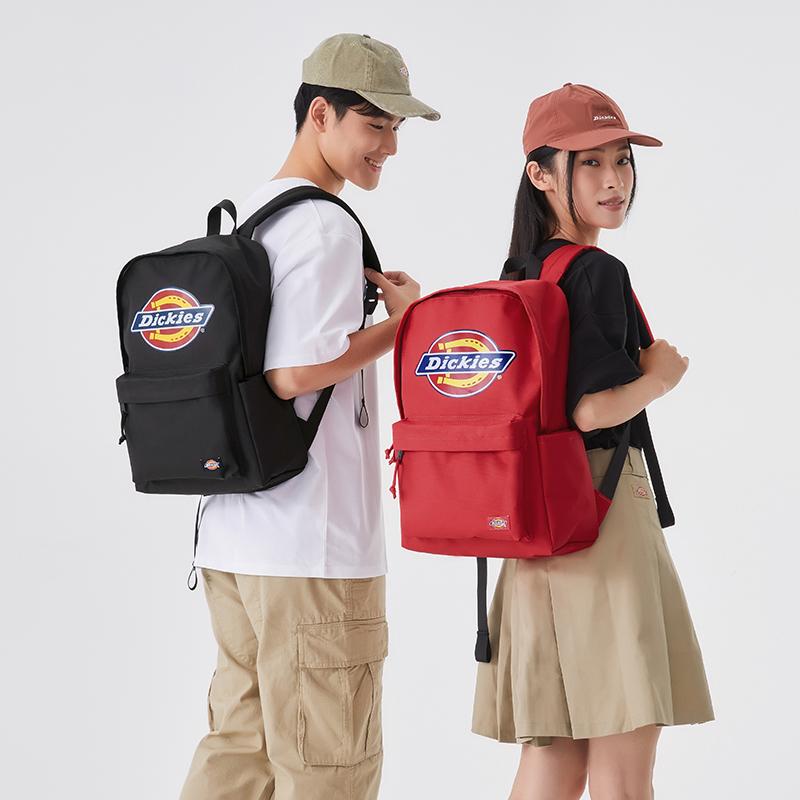 Dickies Classic Printed Large Logo Versatile Large Capacity Polyester Backpack Unisex Backpack 234U90LMY03KH01