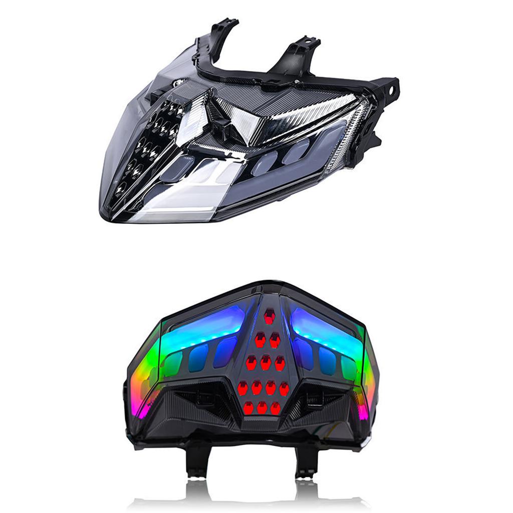 Motorcycle Brake Light Lamp with LED Turn Signals Replacement For Yamaha Click 150