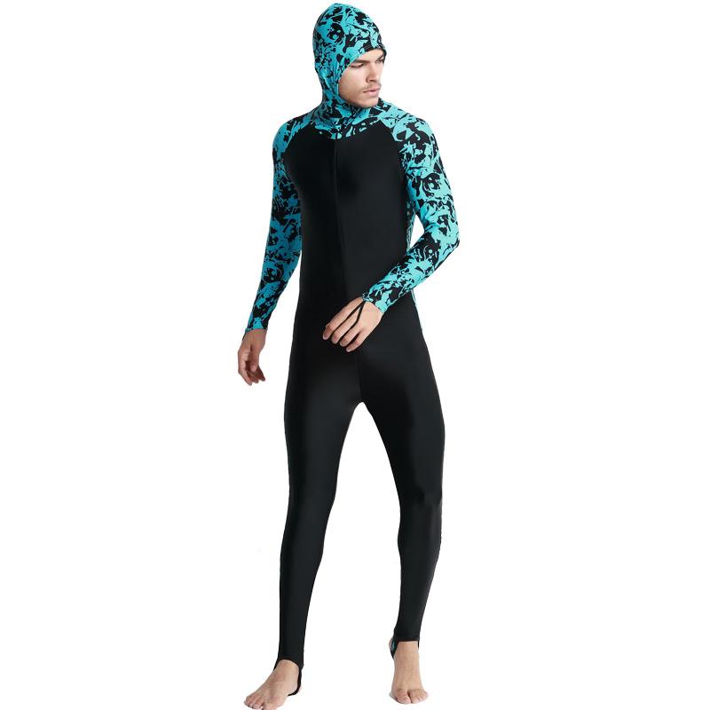SBART Men's Long Sleeve One-Piece Wetsuit