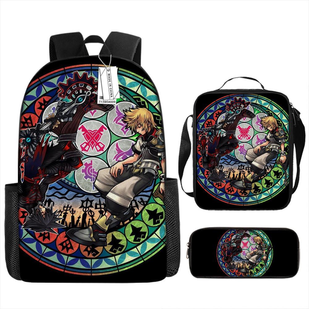 Anime Backpack Kingdom Heart Backpack European and American School Bag