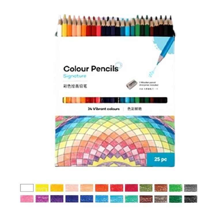 Professional Wooden Drawing Pencils Oil Based Colored Pencils for Kid Adult Coloring Book Doodling Drawing Sketching