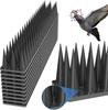 Plastic Bird Spikes Detachable Deterrent Burglar Pigeons Cat Repellent Spike Roof Fen Wall Outdoor Repeller Anti Climb Spikes