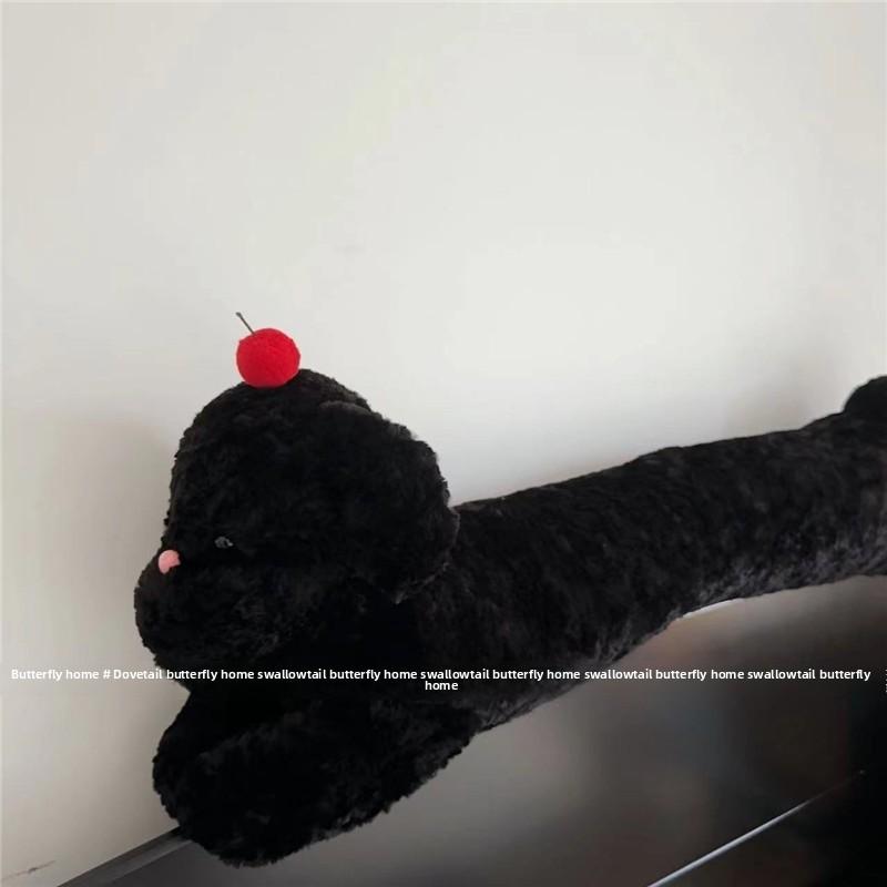 Cute Puppy Cherry Plush Cushion With Soft Cover For Home Decor