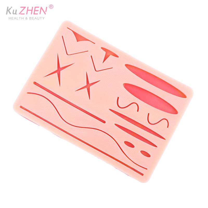 1PC Silicone Skin Pad Suture Training Kit Surgical Wound For Surgeon Medical Practice Training Traumatic Suture Practice SkinUse
