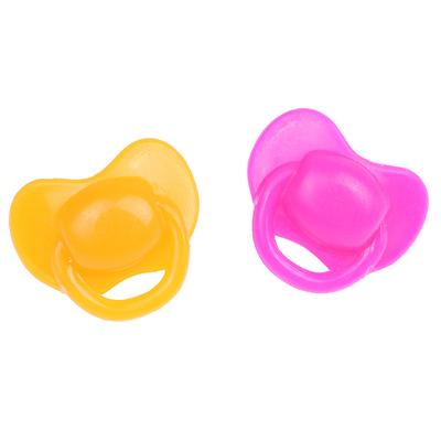 20 Peças Chupeta de Boneca Miniatura Chupeta de Expressão Acessórios de Brinquedo Brinquedos de Plástico Brinquedos de Casinha Casa de Bonecas Infantil