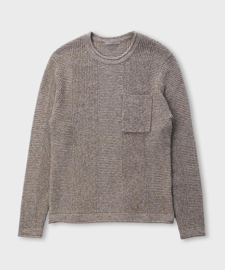 PANICALE Wool Blend Pocket Knit 2 Colors
