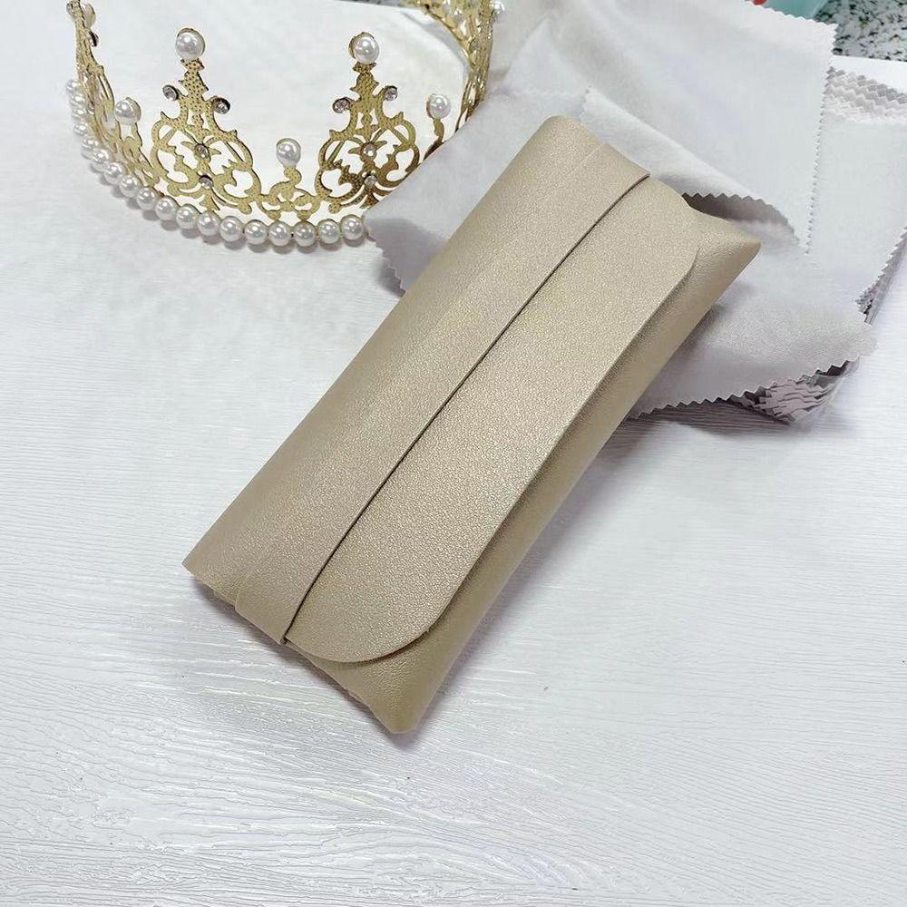 PU Leather Glasses Case Waterproof Eyeglasses Case Fashion Sunglasses Pouch  Eyewear Accessories