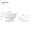 Jingdezhen Nordic Style Ceramic Soup Bowl