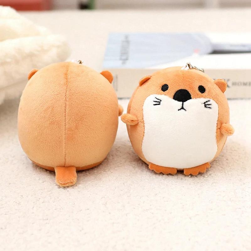 11cm Kawaii Otter Plush Toys Stuffed Appease Baby Animal Doll Pendant Christmas Birthday Party Gift Room Decor