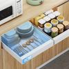 Sliding Dish Bowl Storage Rack Cabinets Drawers Drying Rack Kitchen Organizer Sink Shelf Tableware Kitchen Accessories
